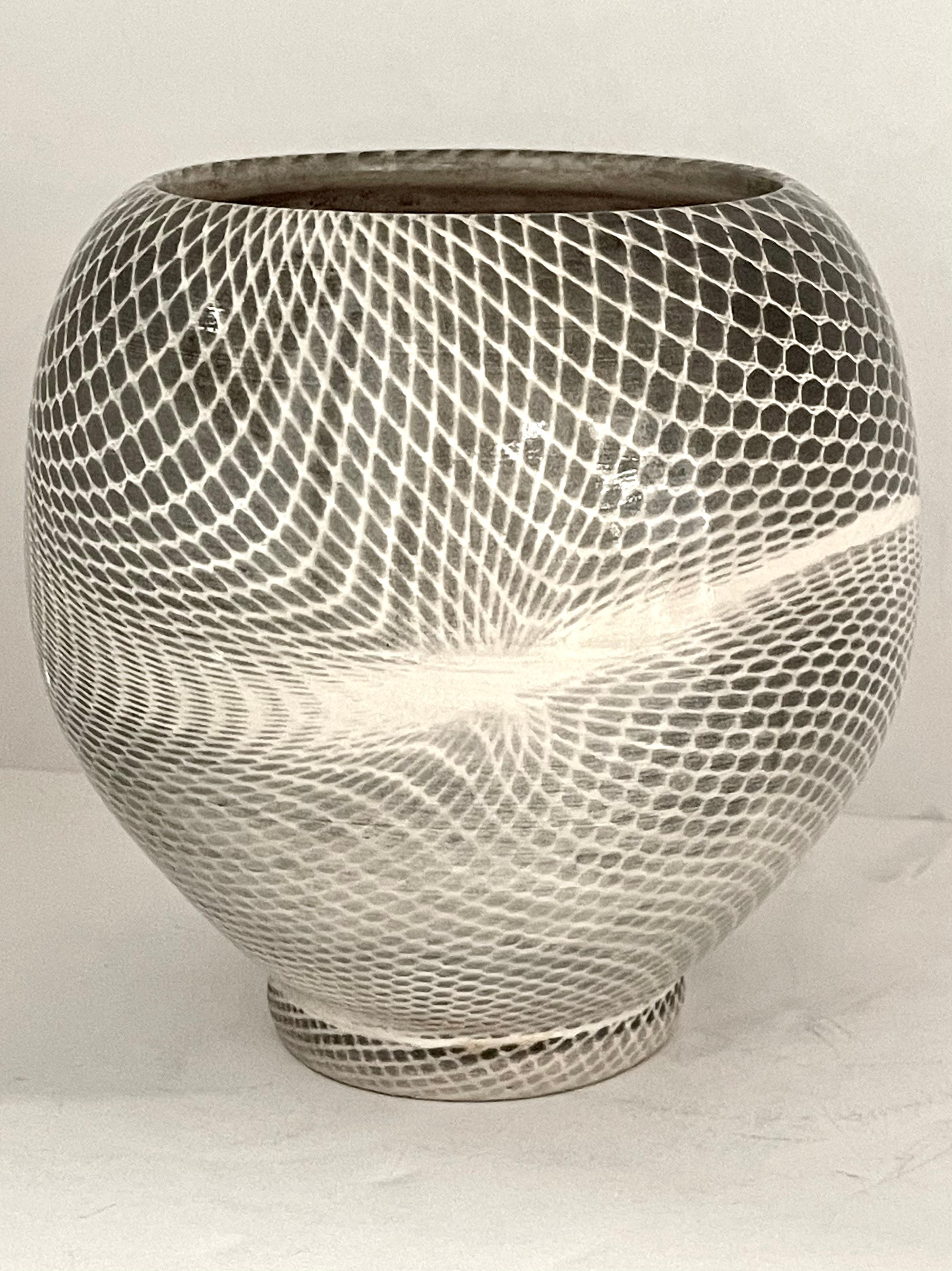 Lauren Kaplan Abstraction Stoneware Vessels For Sale 2