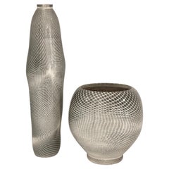 Lauren Kaplan Abstraction Stoneware Vessels