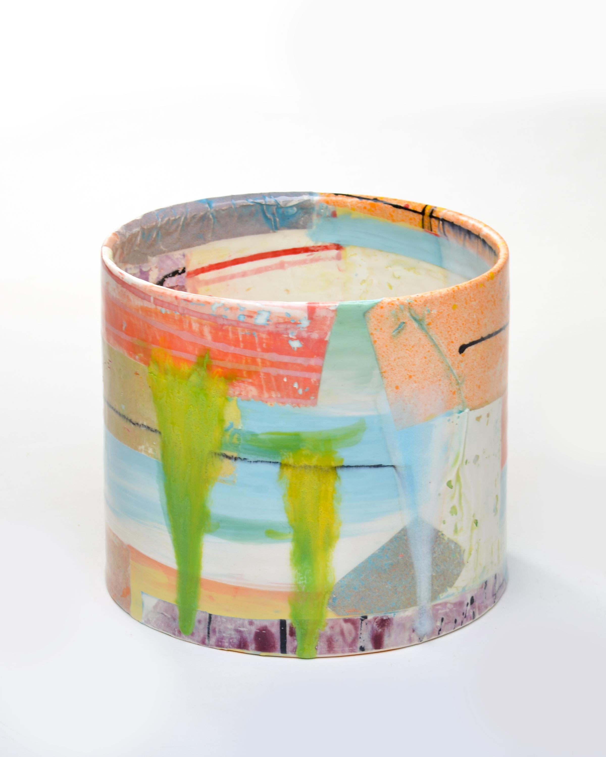Lauren Mabry Abstract Sculpture - Cylinder (20.11)