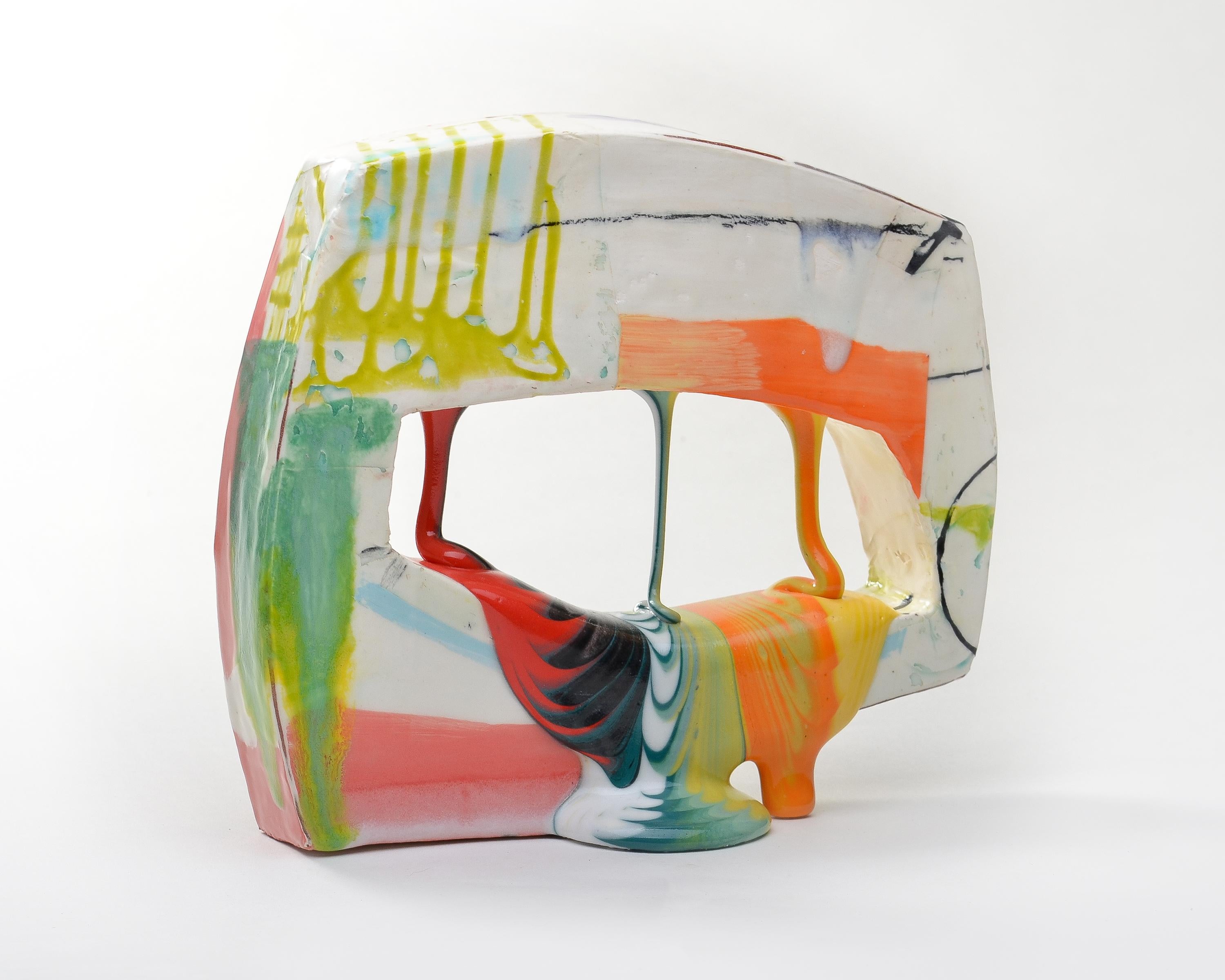 Lauren Mabry Abstract Sculpture - Glazescape (20.01)