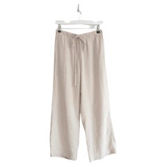 Lauren Manoogian Linen & Silk Wide Leg Trousers