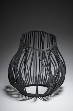 Lauren Nauman « Black22 » one-off porcelaine sculpture, 2020