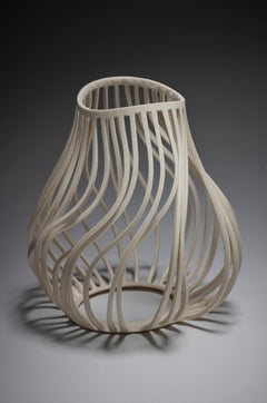 Lauren Nauman « White 18, 5 » one-off porcelaine sculpture, 2020