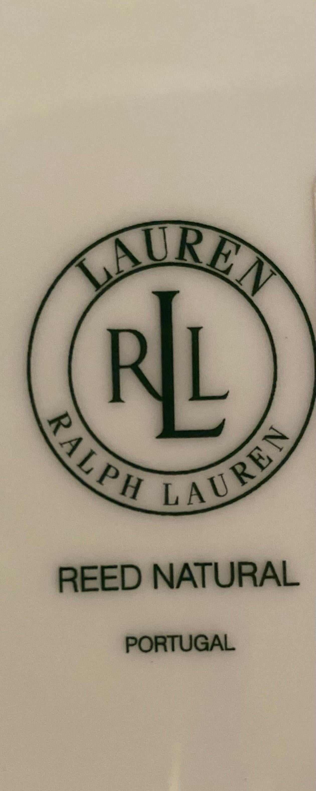 Contemporary Lauren Ralph Lauren Reed Natural Dinnerware Set ~ 8 Place Settings
