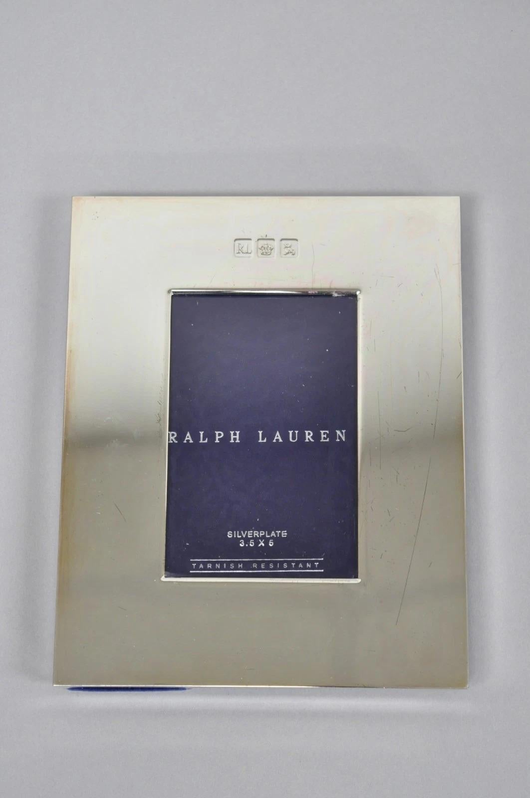 Lauren Ralph Lauren Silver Plated Normandy Modern 3.5x5 Photo