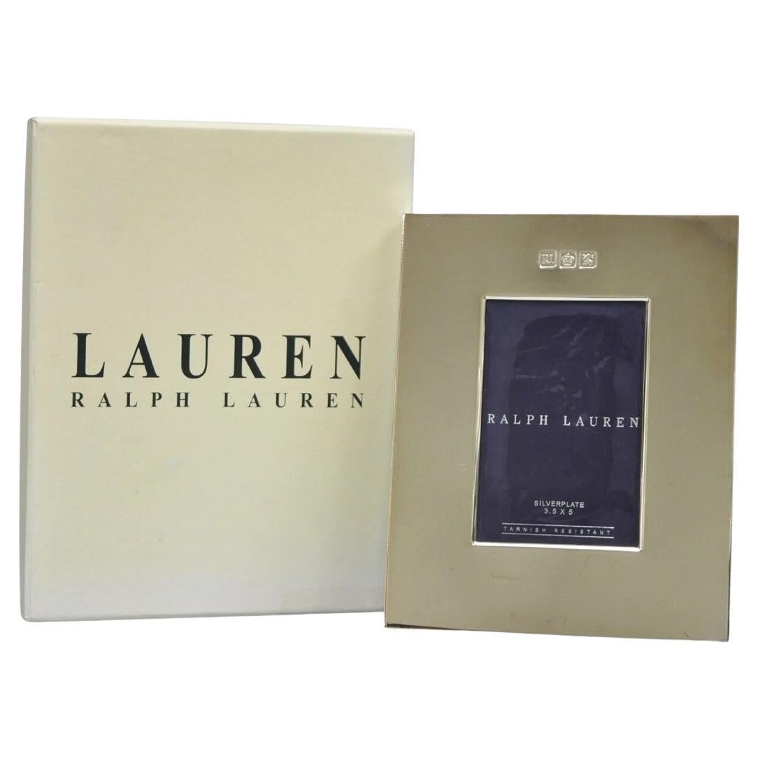 Lauren Ralph Lauren Silver Plated Normandy Modern 3.5x5 Photo