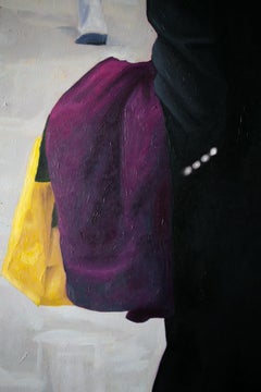 "ELEGANT", Figurative Painting of Alexandria Ocasio-Cortez, Women in Politics