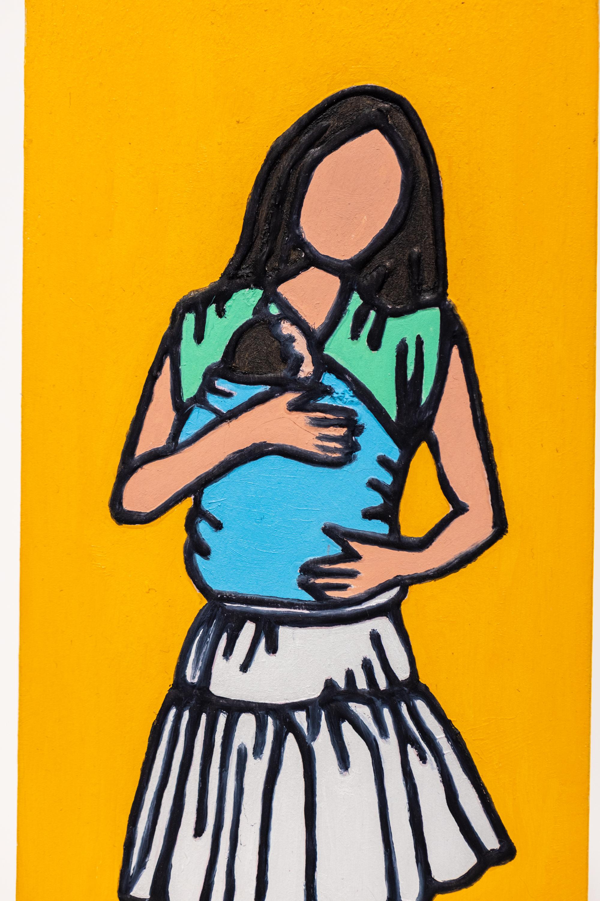 Piastra di casa 9 - Painting Contemporaneo di Lauren Rinaldi