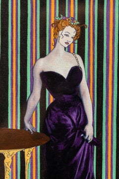 "La Cadavre Exquis Sera La Maman Du Vin" Nostalgia and Sargent Inspired Woman