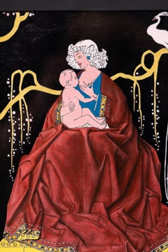 "Lego Madonna" Nostalgia and Art History Madonna with Peacock