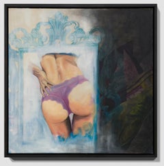 "Specchio" Nudo, pittura a olio