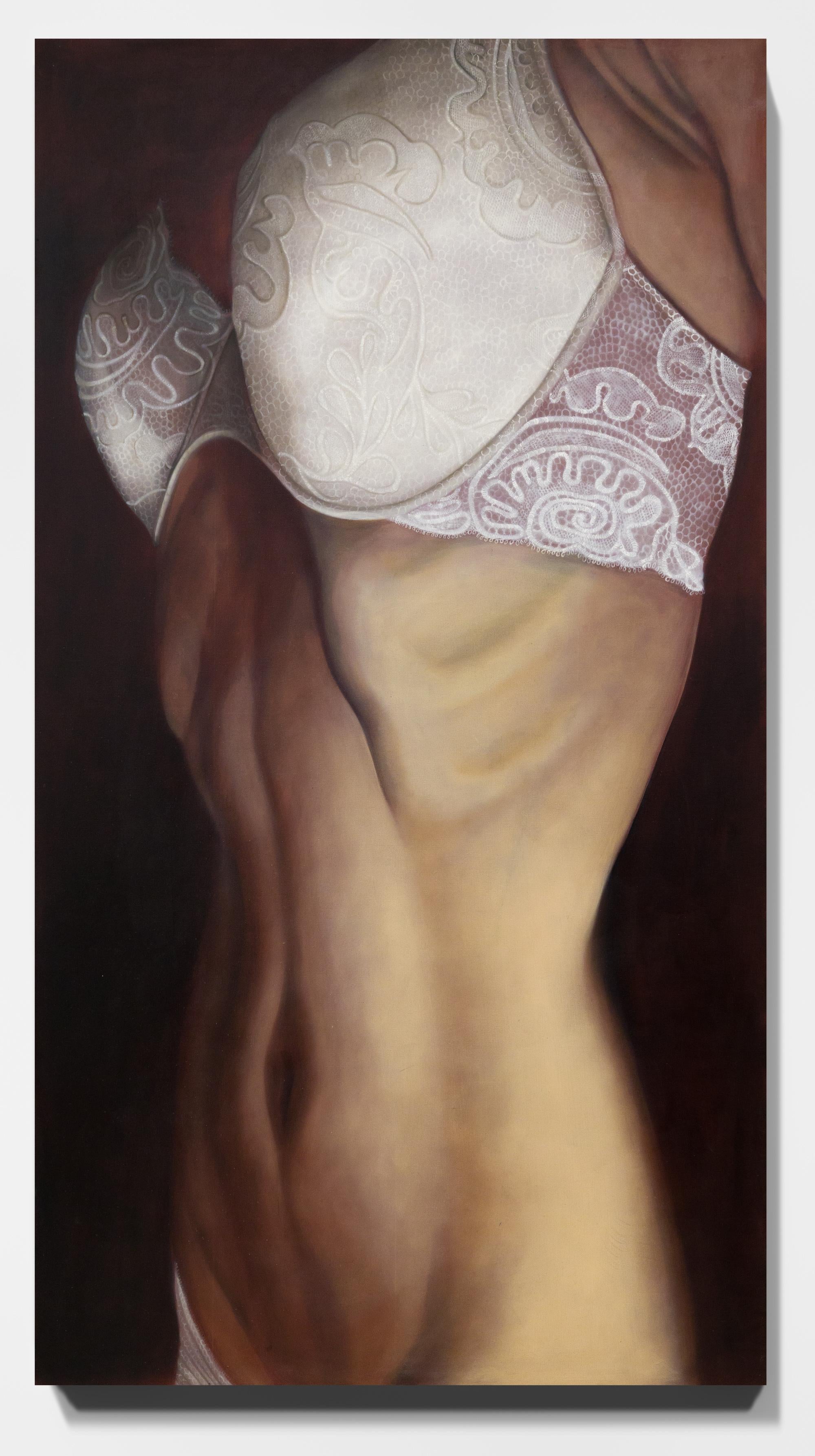 Lauren Rinaldi ��„Making Space“, Ölgemälde, figurativ, nackt im Angebot 1