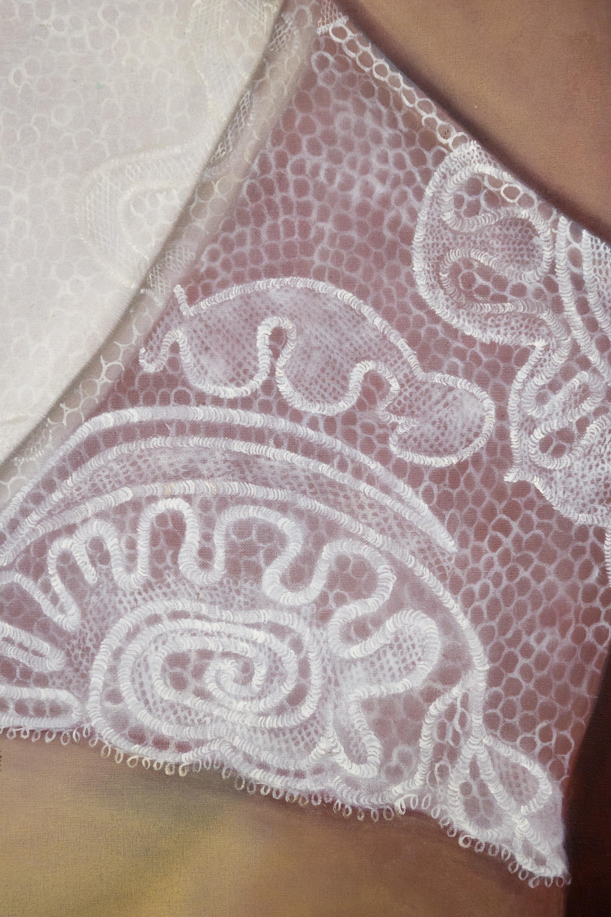 Lauren Rinaldi „Making Space“, Ölgemälde, figurativ, nackt im Angebot 5