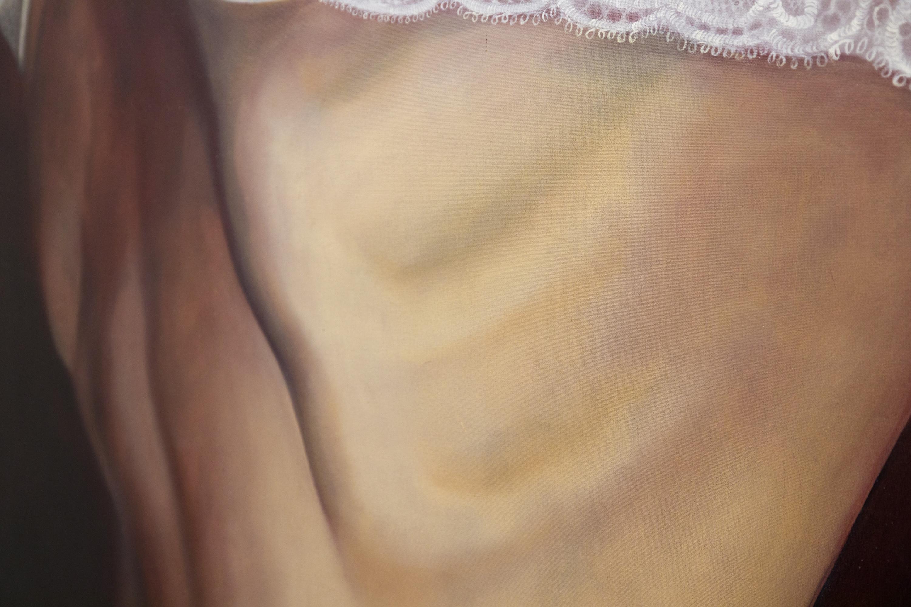 Lauren Rinaldi „Making Space“, Ölgemälde, figurativ, nackt im Angebot 6