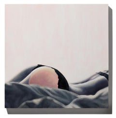 "Phase 6 : Honeyed", huile sur panneau, nu, peinture figurative