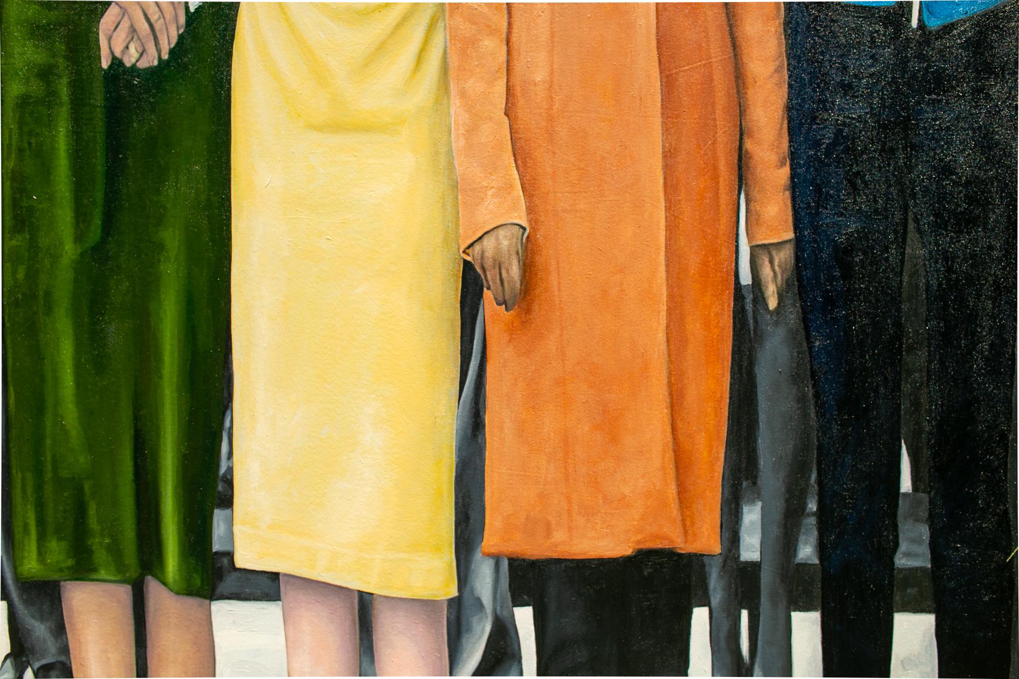 « Représentatif », peinture à l'huile figurative, Femmes dans la politique, Politiques en vente 2