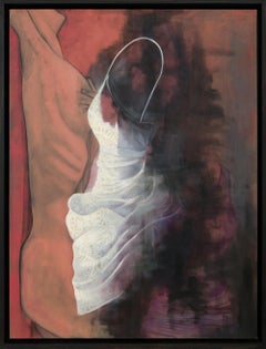 „Samskaras“ Figuratives, Aktgemälde, Ölgemälde