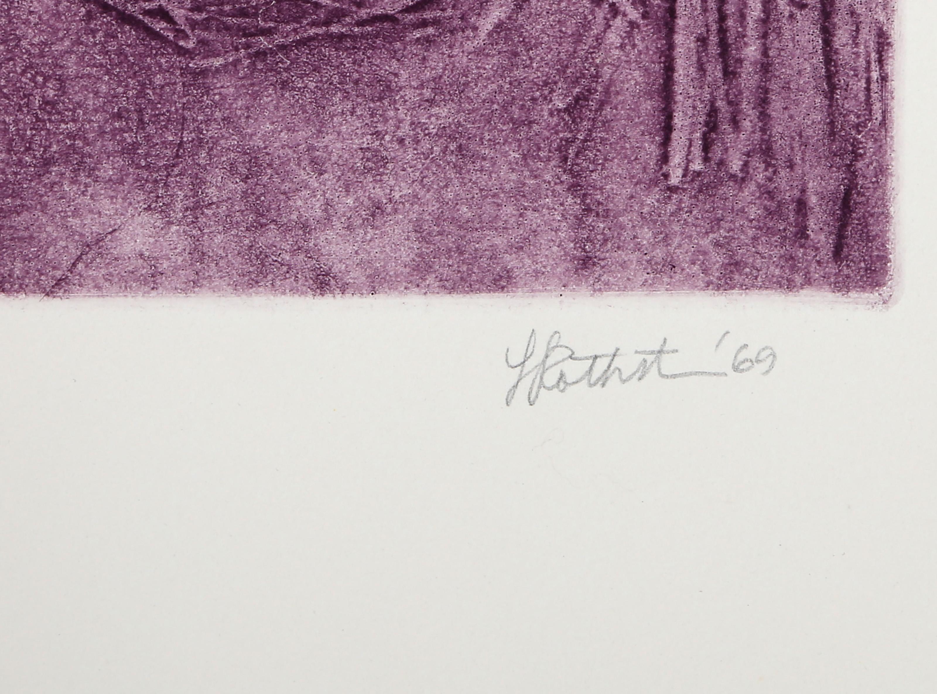 Ritratto del giorno VII, acquaforte moderna di Lauren Rothstein in vendita 3