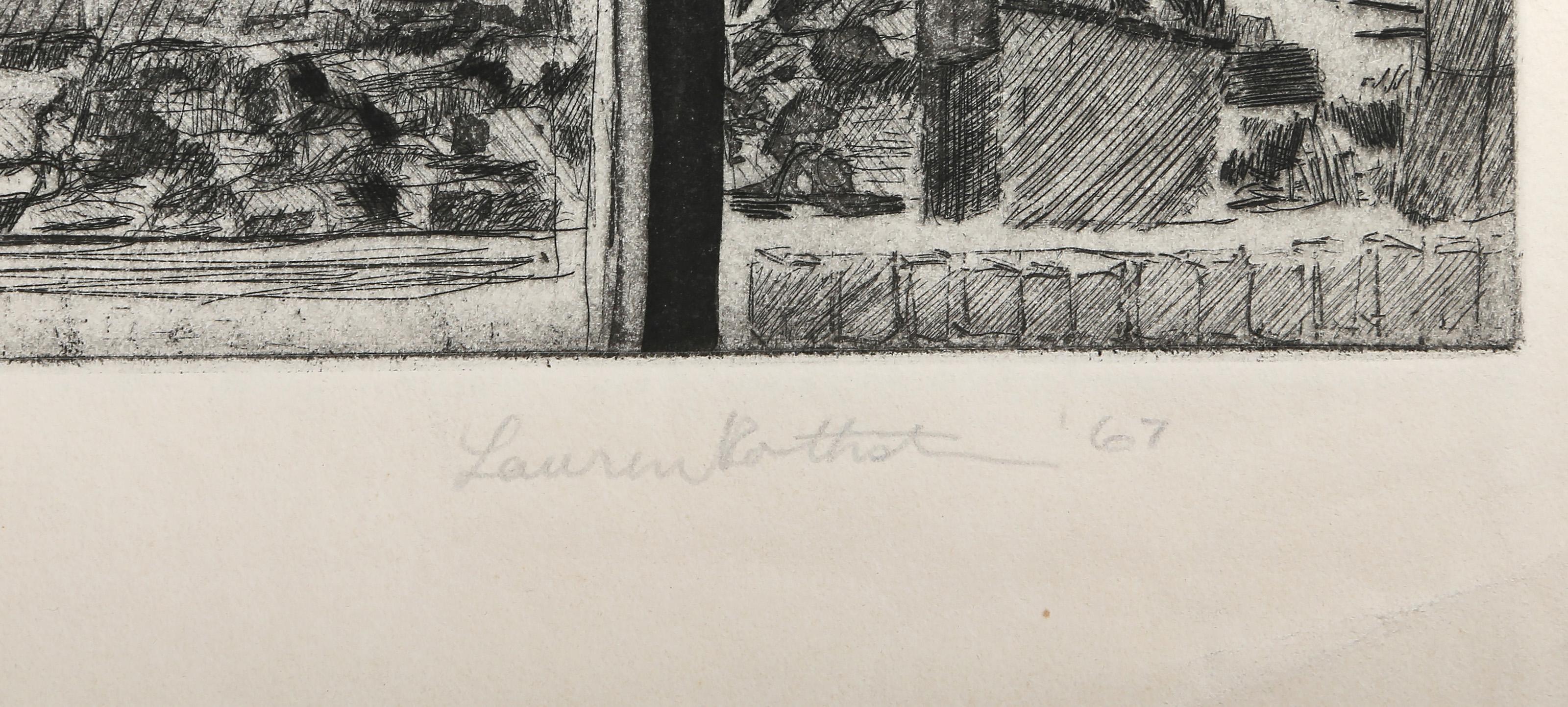 Landscape, Modern Etching by Lauren Rothstein For Sale 3