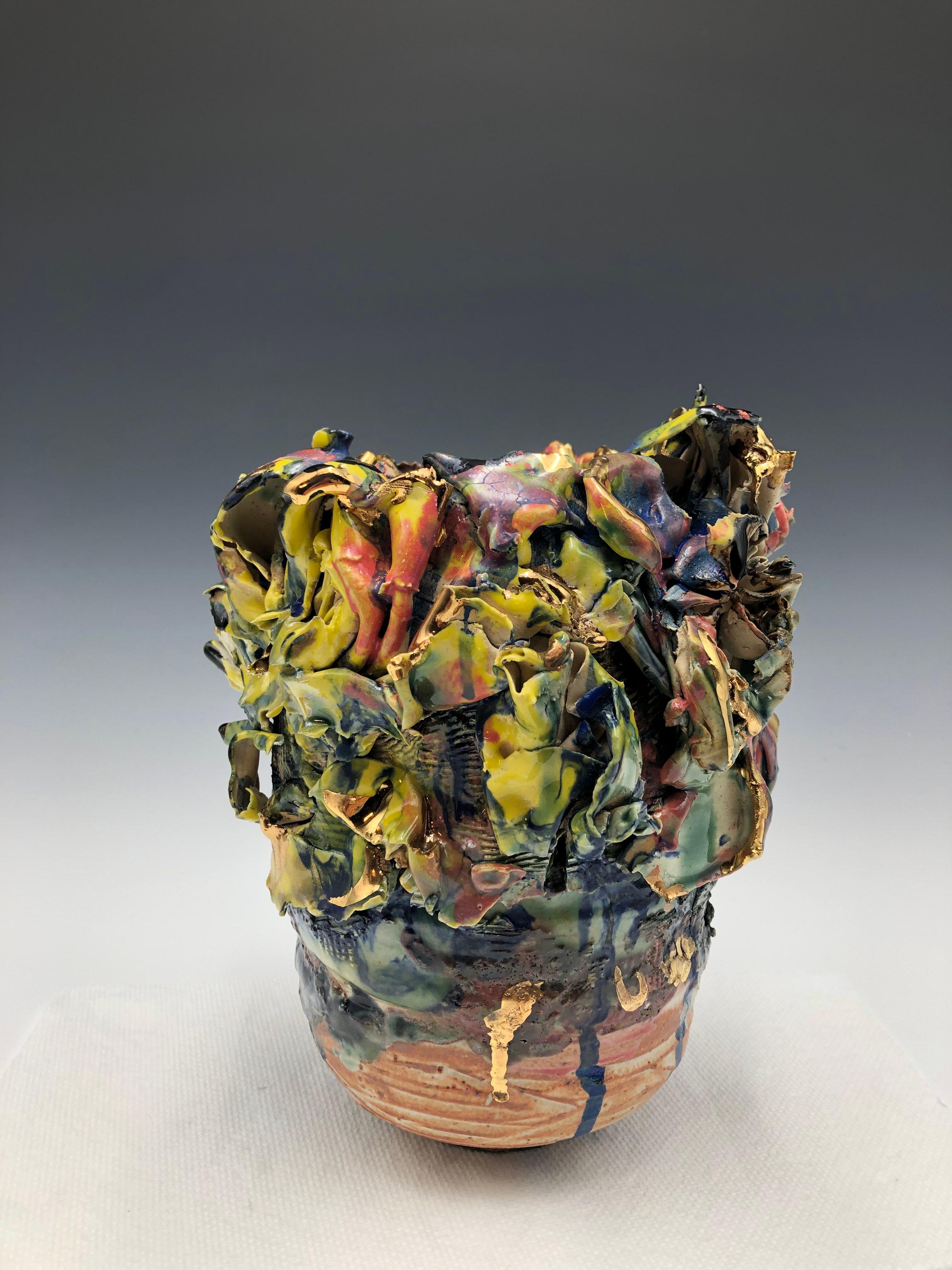 Lauren Skelly Bailey Abstract Sculpture – Riff-Ware VI