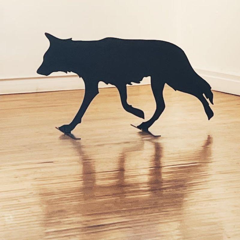 Lauren Strohacker Still-Life Sculpture - Running Mexican Wolf No. 1