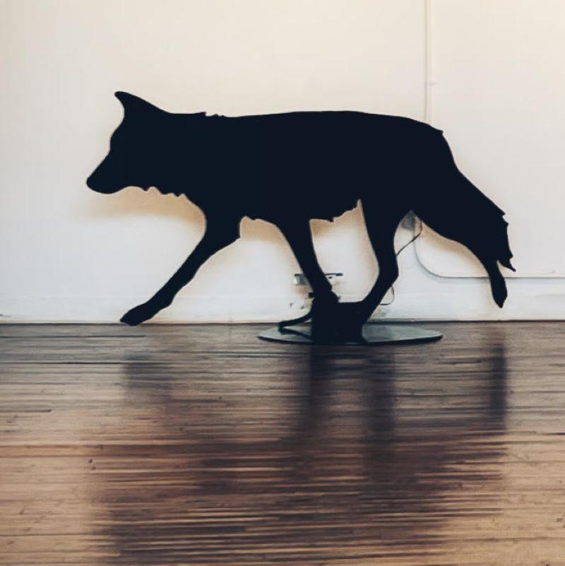 Lauren Strohacker Still-Life Sculpture - Running Mexican Wolf No. 2