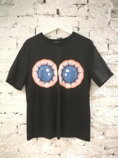 Laurence and Chico Black Cotton T-Shirt