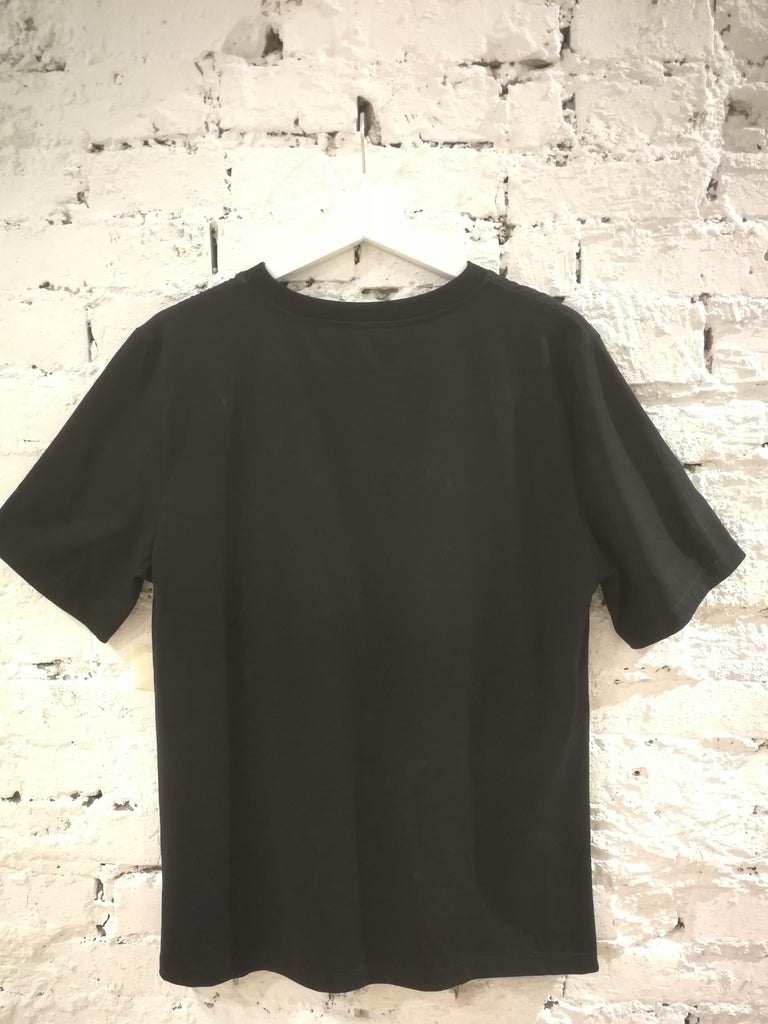 Laurence and Chico Black Cotton T-Shirt at 1stDibs