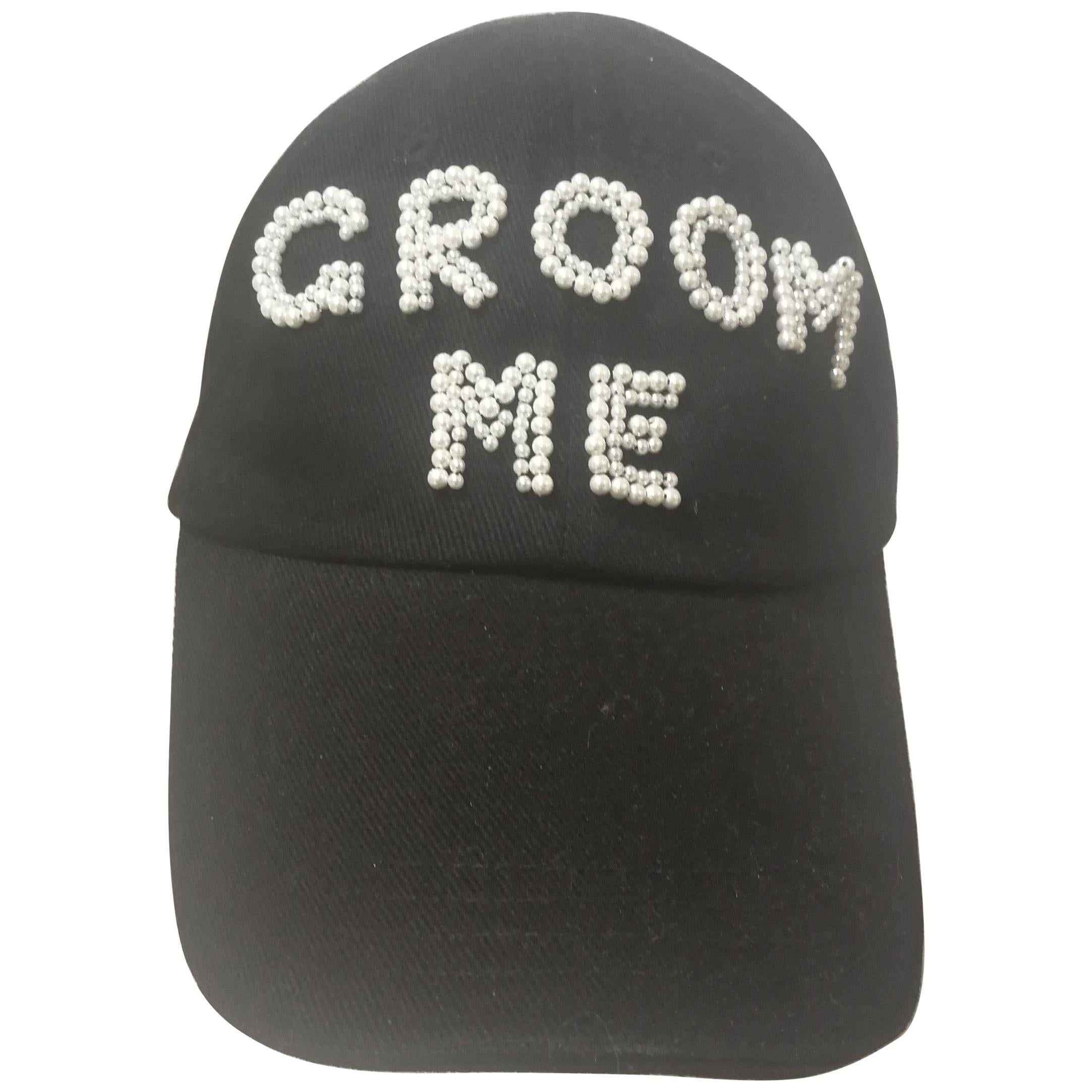 Laurence and Chico Black Groom Me Hat / Cap