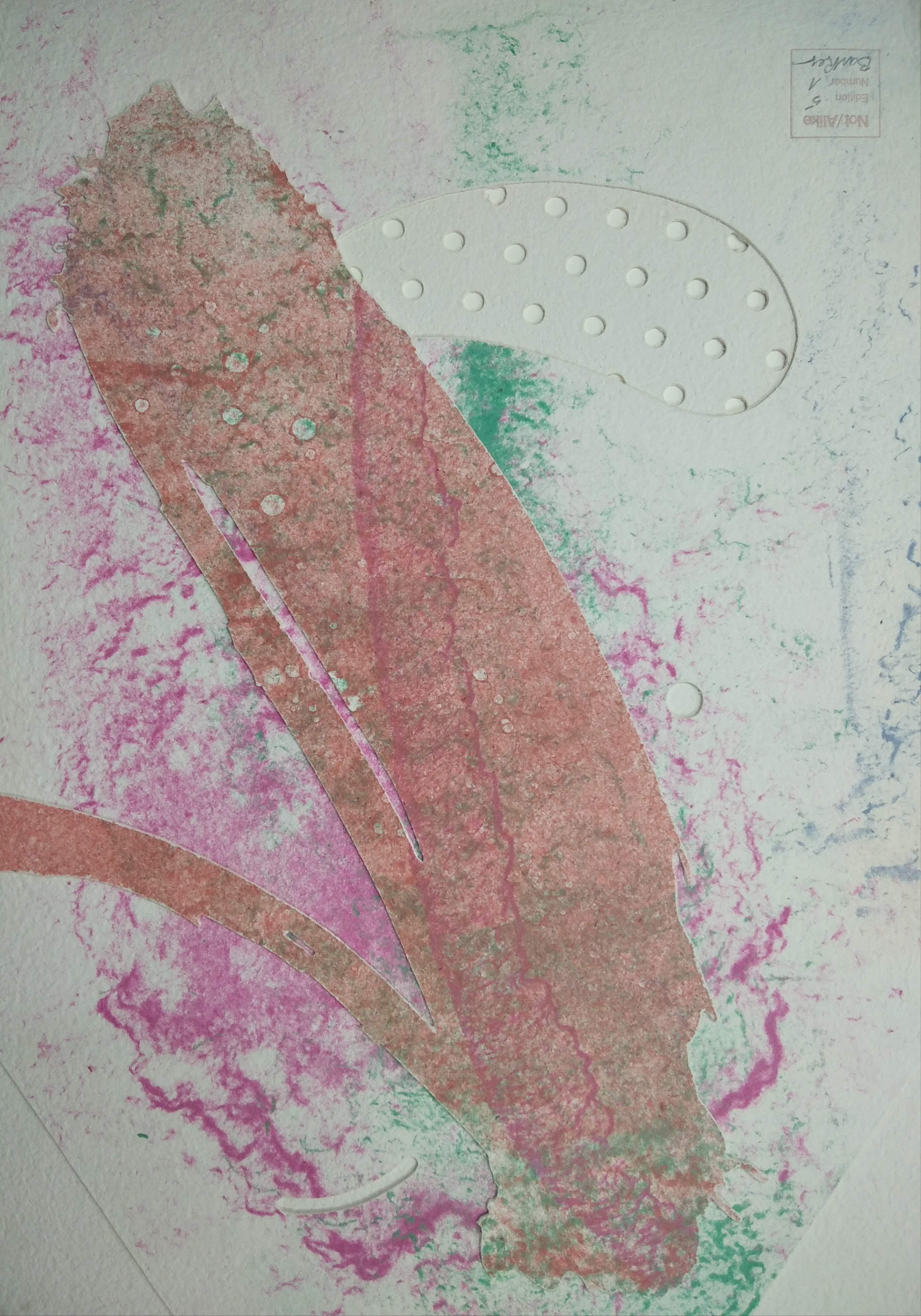 Laurence Barker  Abstract Print - Untitled