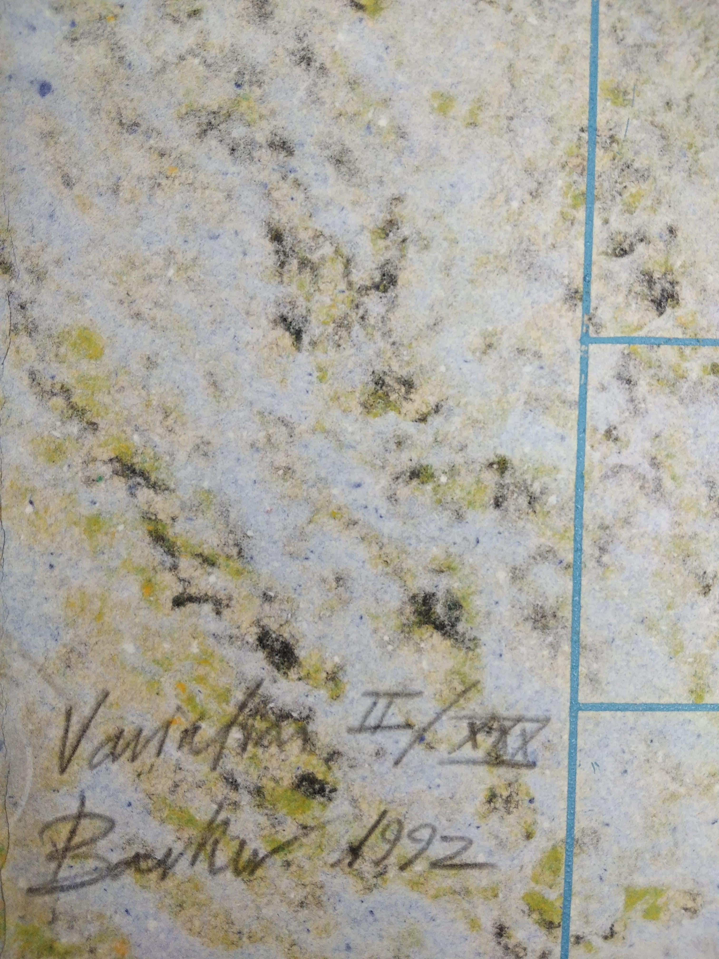 The painting is being offered with a work and authenticity certificate