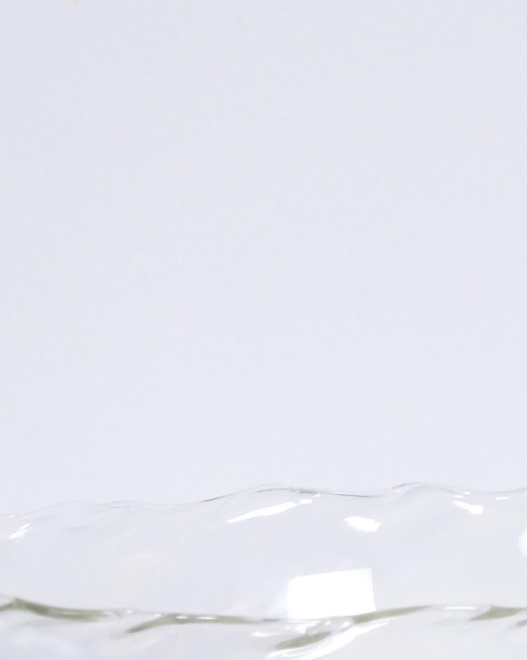 Contemporary Laurence Brabant and Alain Villechange, Large clear bowl For Sale