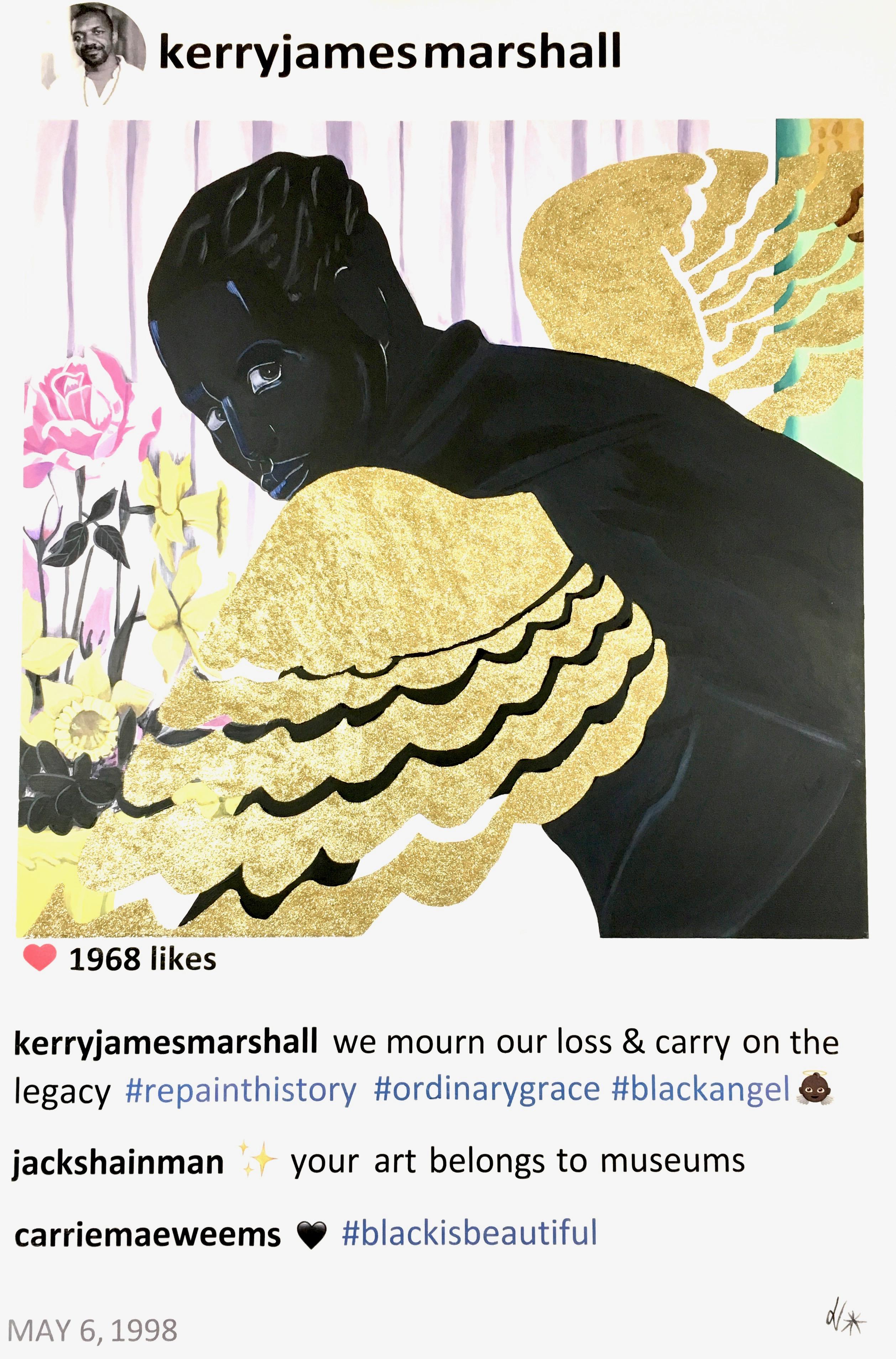 Laurence de Valmy  Portrait Painting - Kerry James Marshall