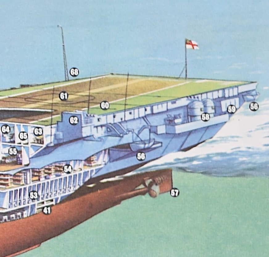 HMS Hermes par Laurence Dunn en vente 5