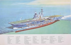 HMS Hermes par Laurence Dunn