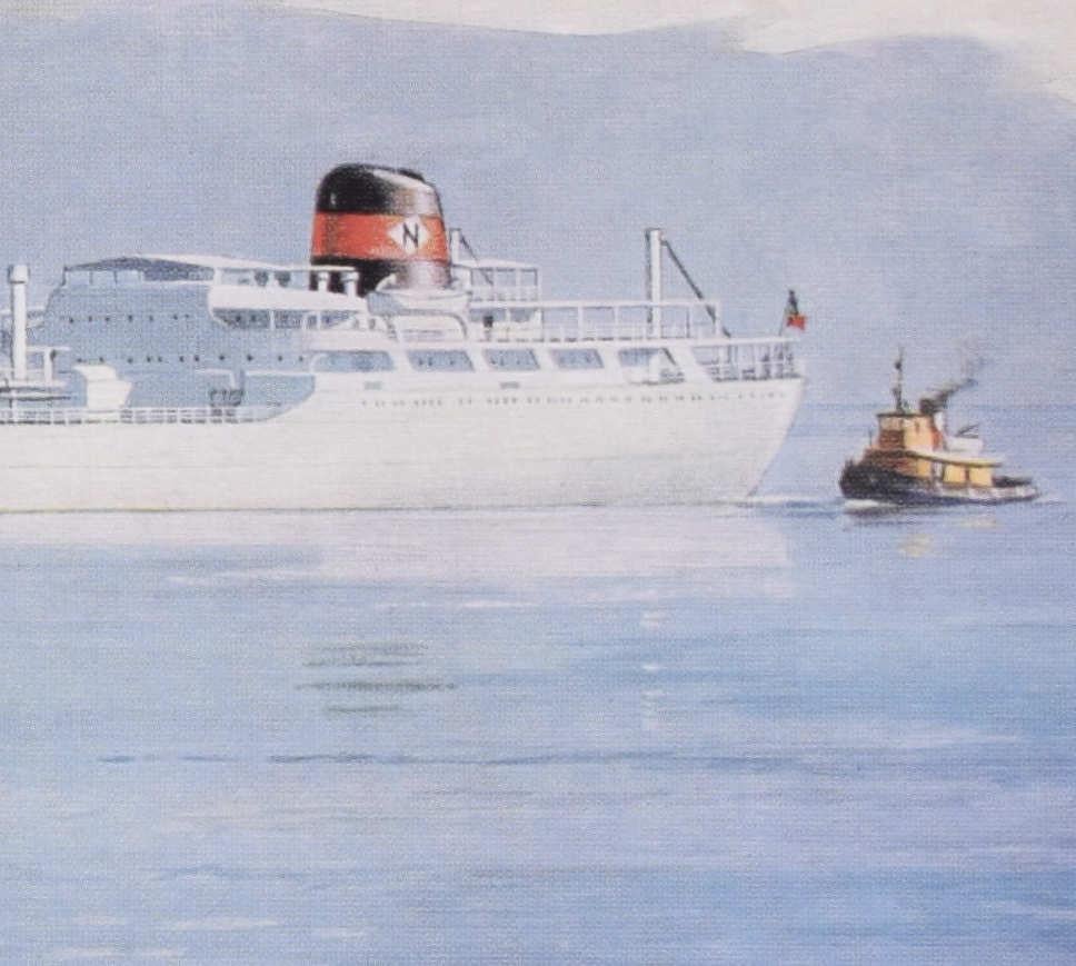 Naess Sovereign, litografía de Laurence Dunn en venta 3