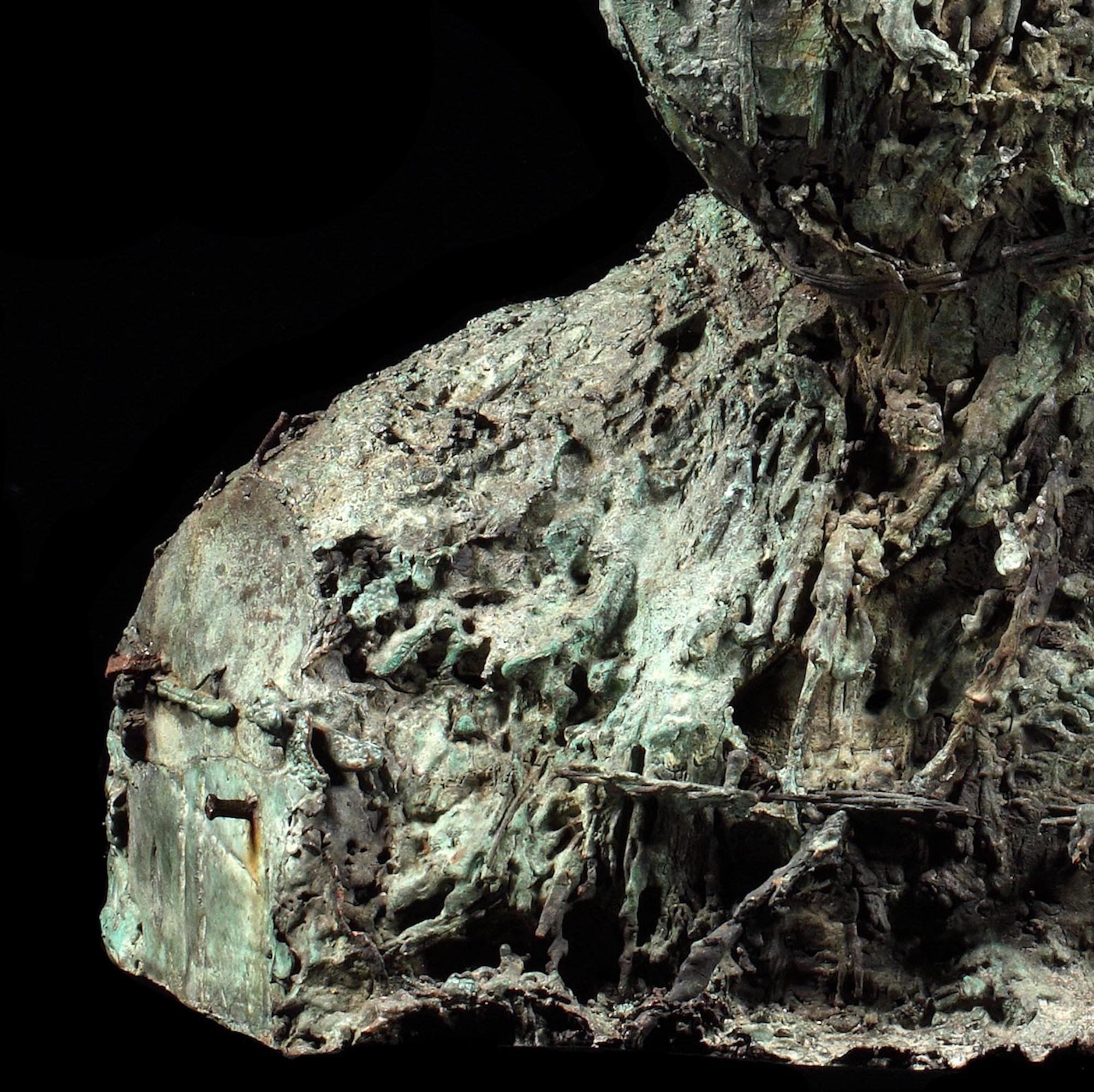 Scultura, Bronzo, Laurence Edwards, Creekman, Creek 1, Piton, Suffolk, Marsh 3