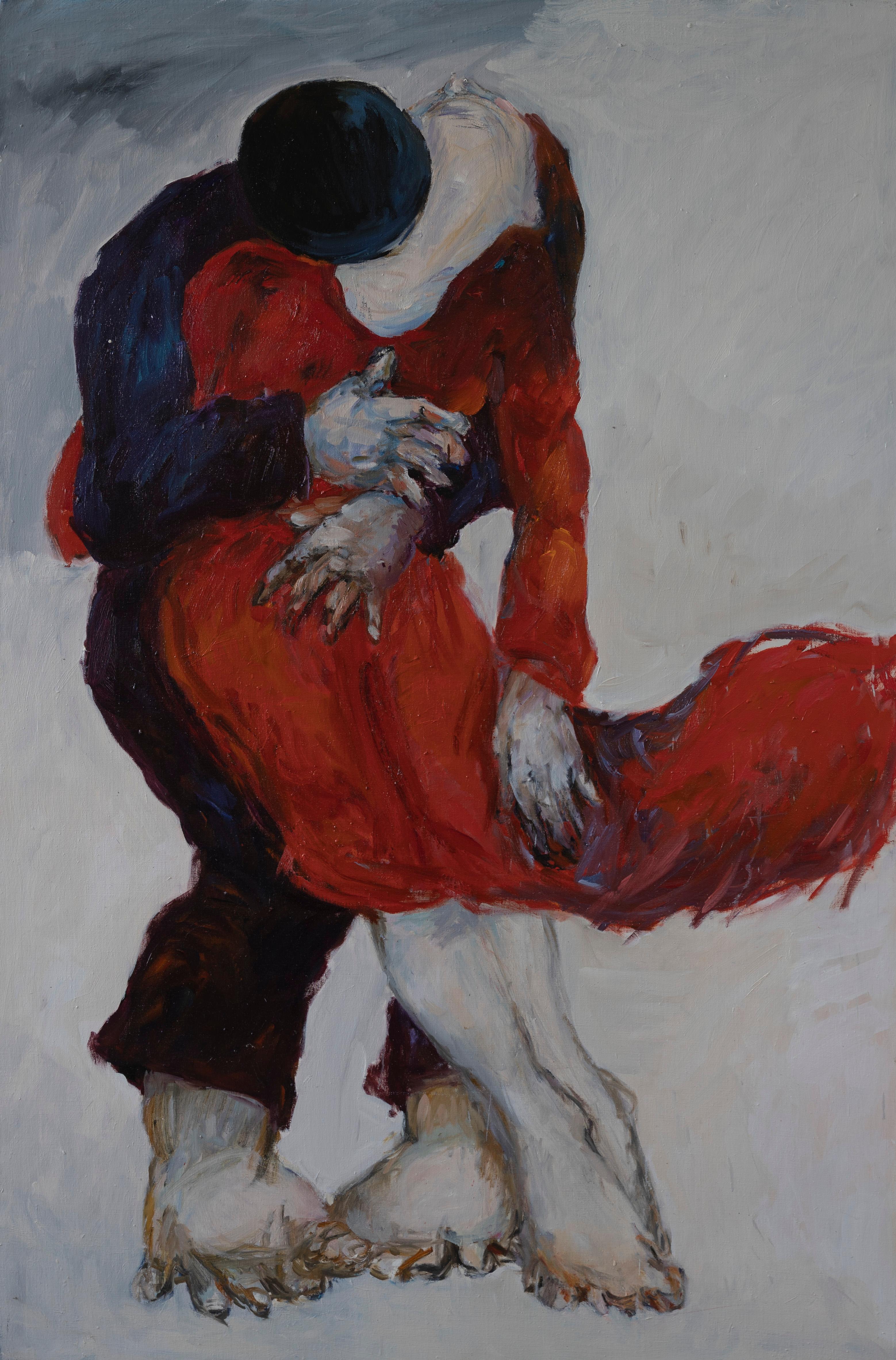 Arte contemporáneo francés de Laurence Forbin - Rouge