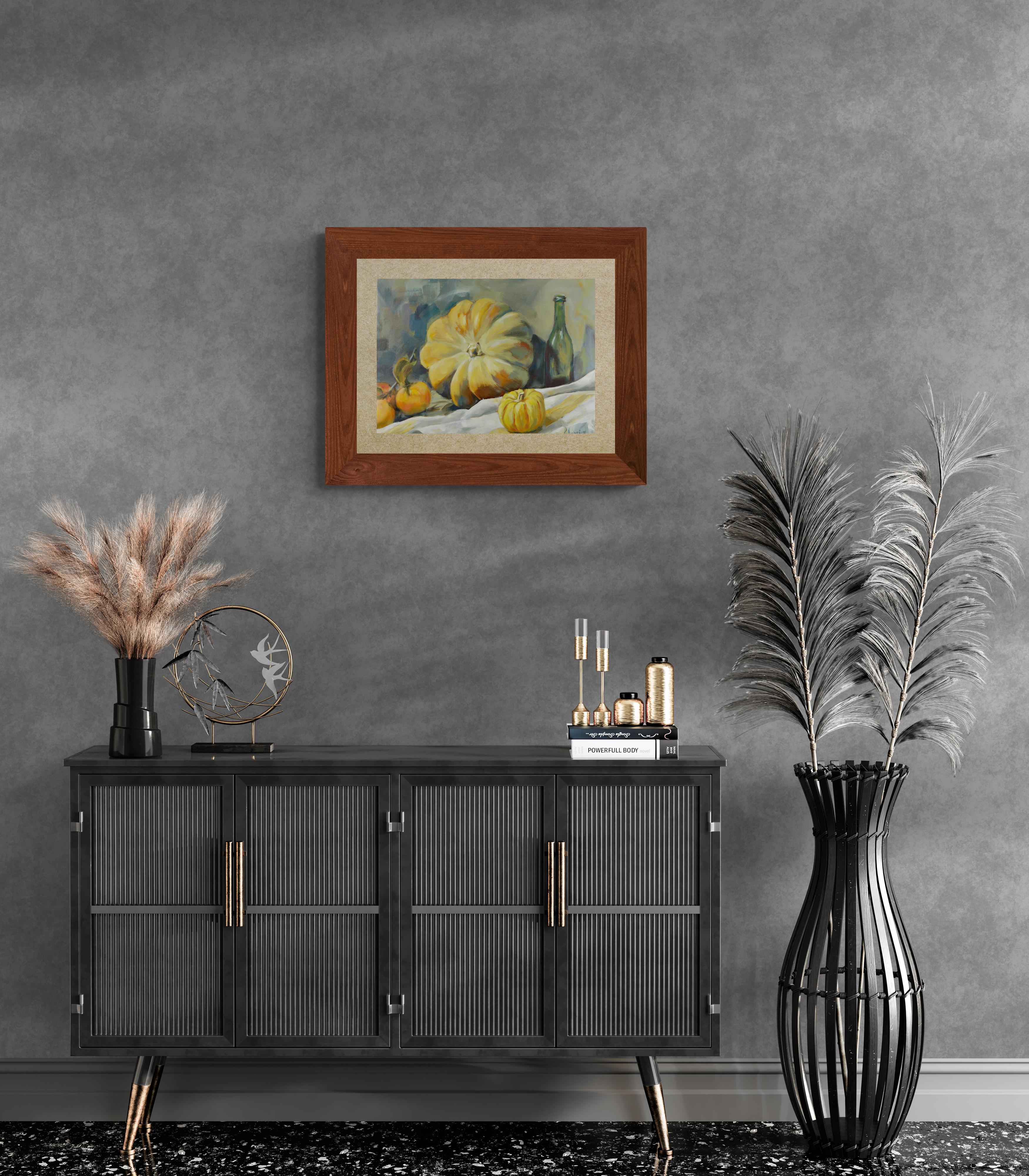La courge - Painting by Laurence Gasior