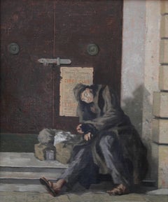 Ciros Life - British 50's art male portrait oil painting London theatre West End