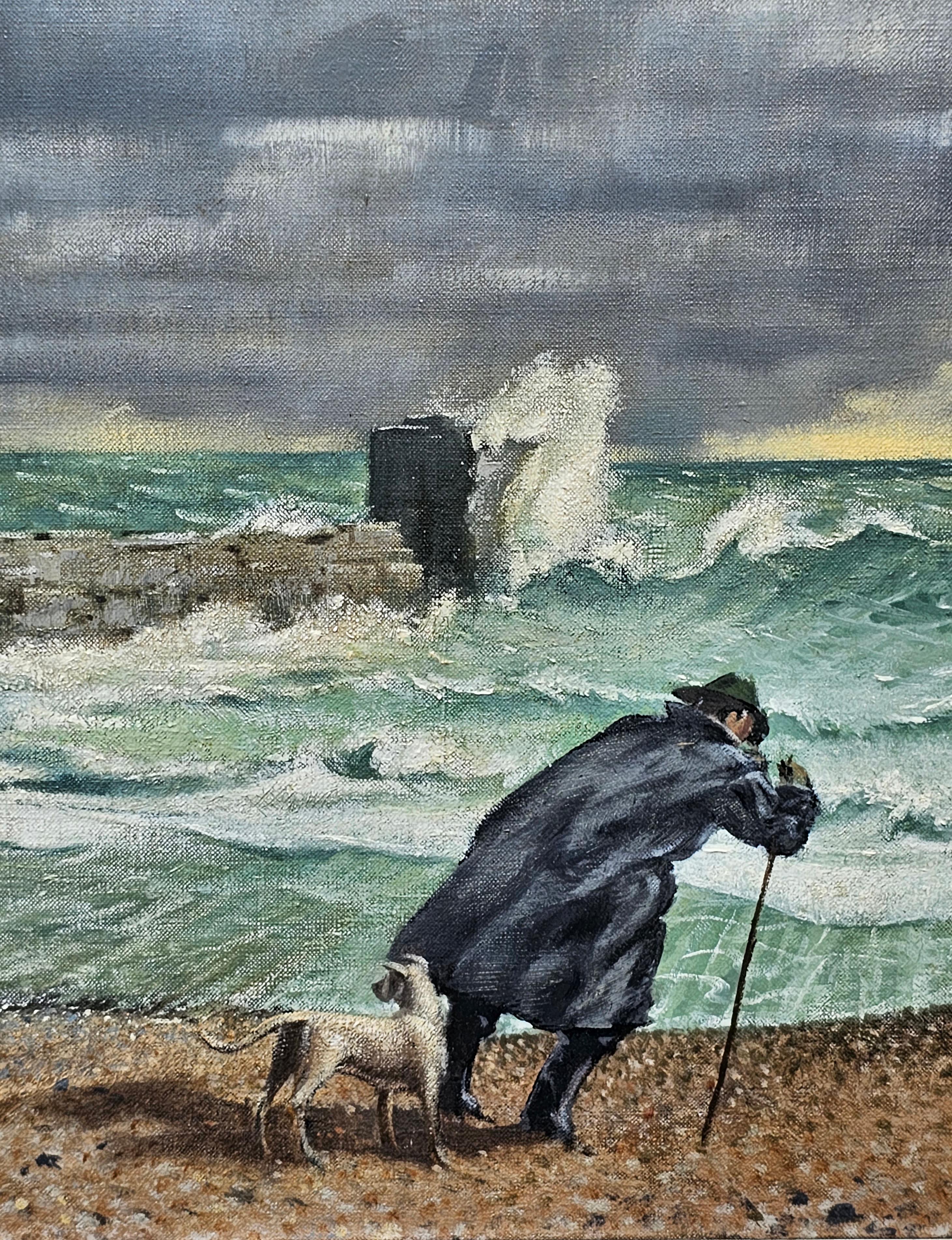 'Winds Strong to Gale Force in Coastal Areas' - Great Storm of 1987 oil painting 1