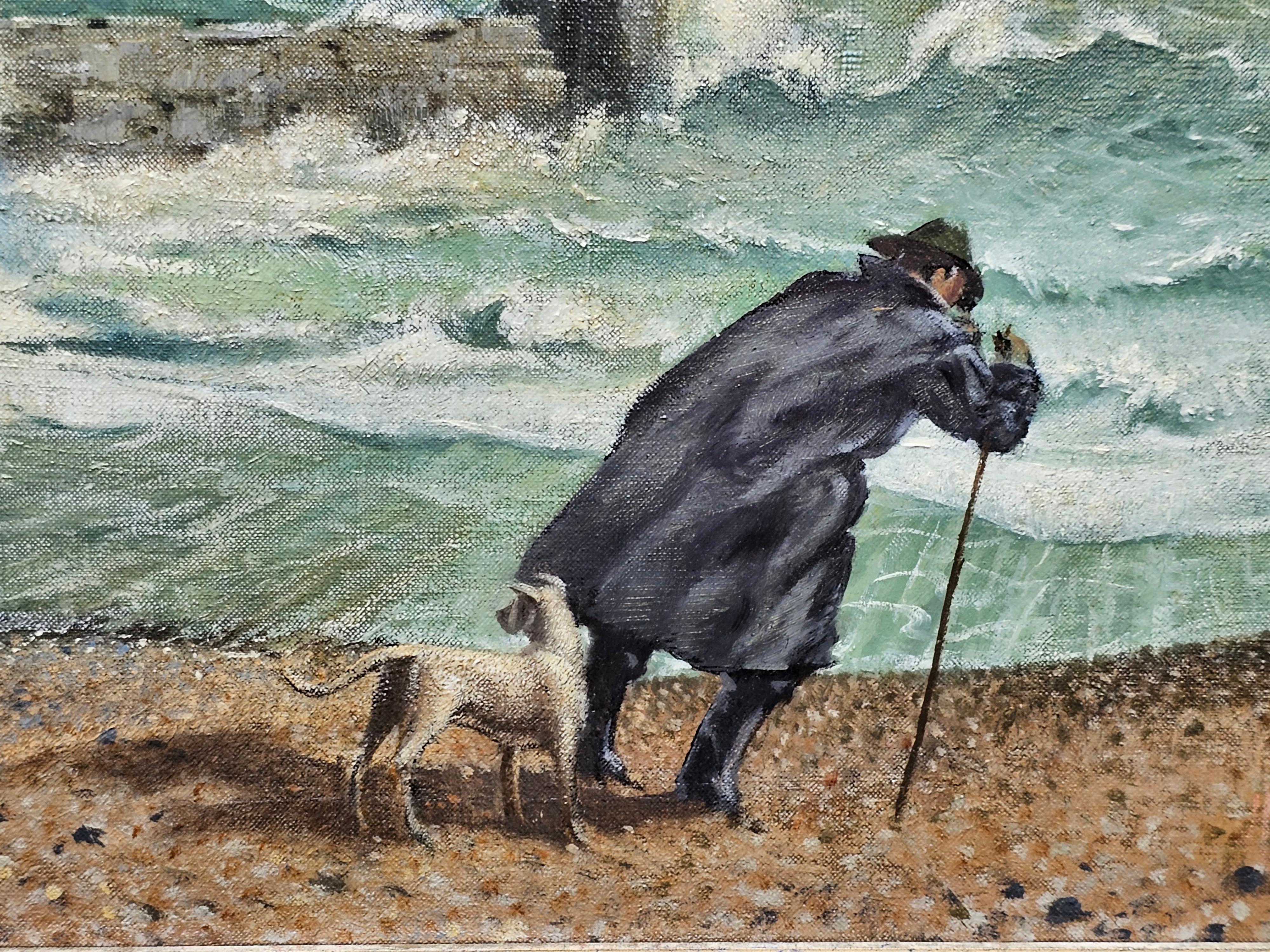 'Winds Strong to Gale Force in Coastal Areas' - Great Storm of 1987 oil painting 3
