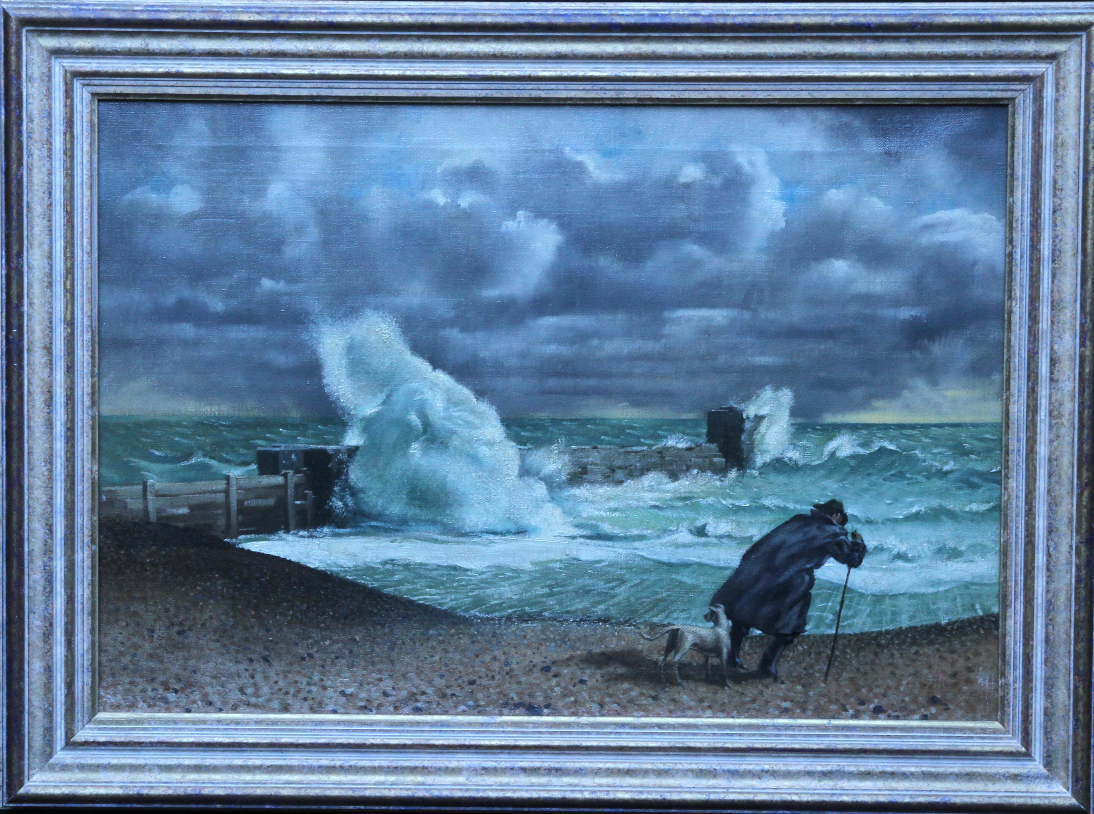 'Winds Strong to Gale Force in Coastal Areas' - Great Storm of 1987 oil painting 10