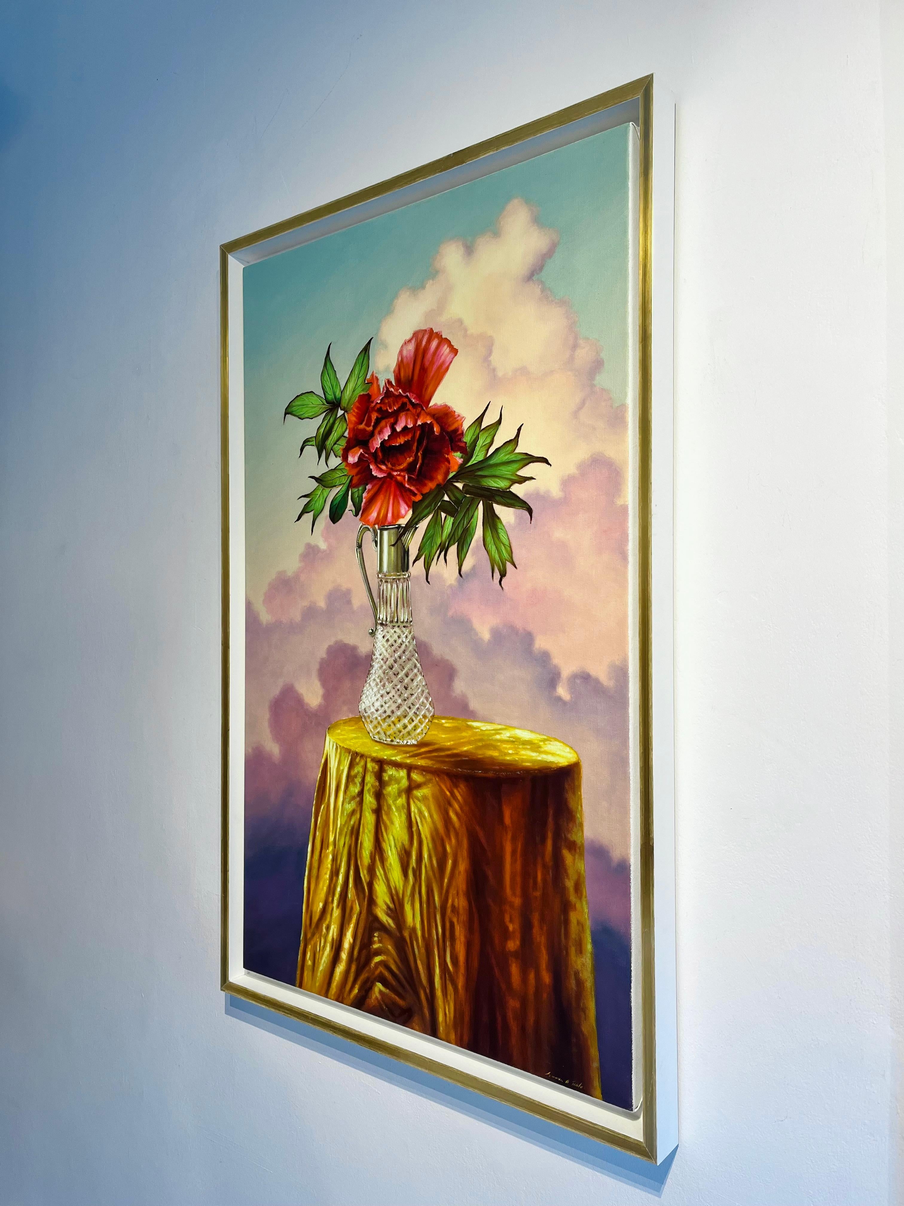 It's the Perfect Day, but It's Getting Late - realism surrealistic oil painting - Surrealist Painting by Laurence O'Toole