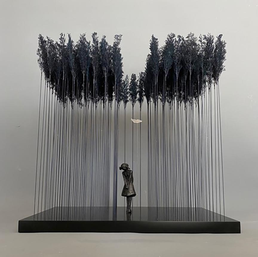 Figurative Sculpture de Laurence Perratzi - Mariposa