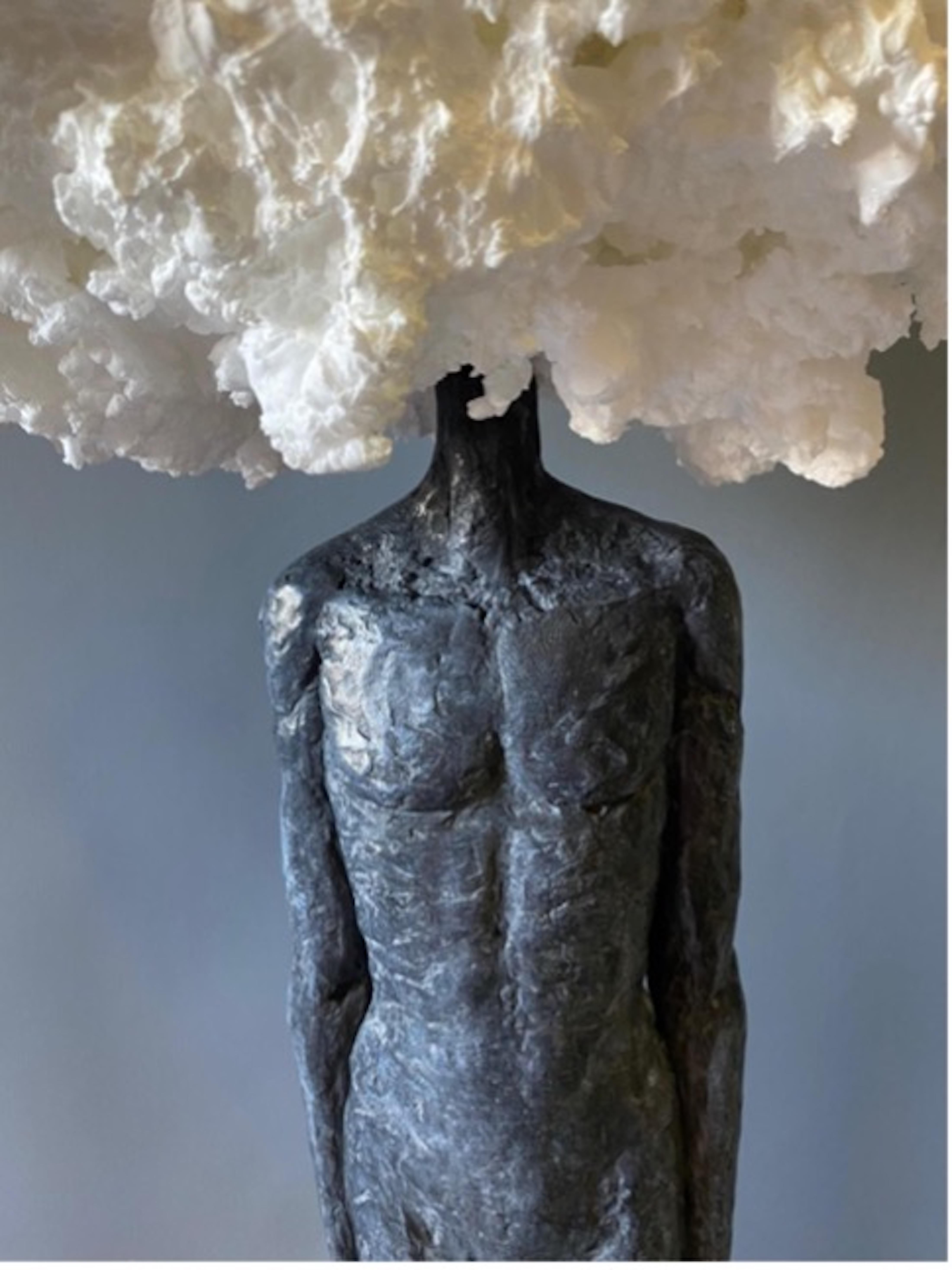 Head in the Clouds - Sculpture by Laurence Perratzi
