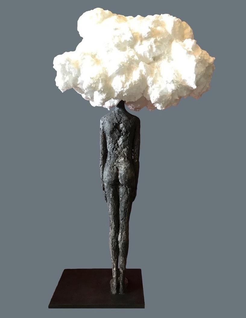 Head in the Clouds - Sculpture by Laurence Perratzi