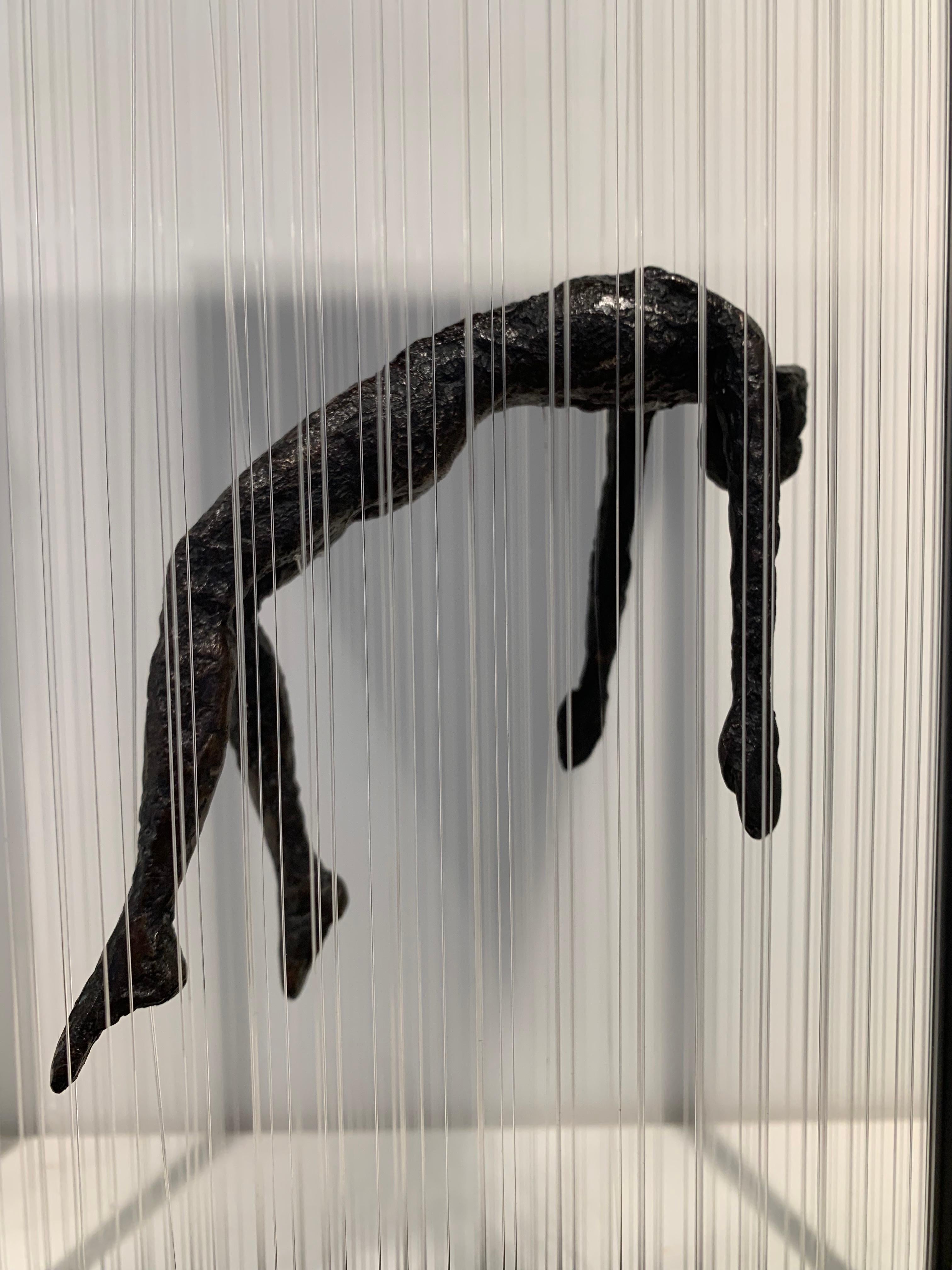Llueven hombres - Sculpture Contemporáneo de Laurence Perratzi
