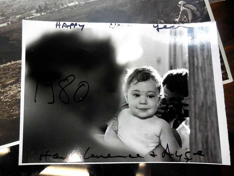 this is a rare (possibly unique) vintage silver gelatin emulsion print of the artist's daughter, it is signed and dated 1980.

Laurence Salzmann is a native of Philadelphia who has worked as a photographer/ filmmaker since the early 1960's. His