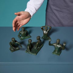 Laurence Scarfe (1914-1993) Bronze Sculptures of Male Swimmers